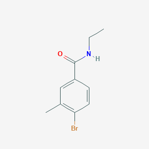 molecular formula C10H12BrNO B1358308 4-Bromo-N-ethyl-3-methylbenzamide CAS No. 1020252-82-7