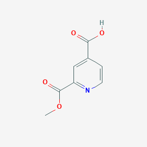 molecular formula C8H7NO4 B1358317 2-(Methoxycarbonyl)isonicotinic acid CAS No. 24195-10-6