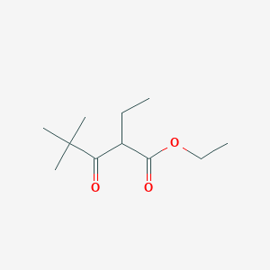 molecular formula C11H20O3 B13583194 Ethyl 2-ethyl-4,4-dimethyl-3-oxopentanoate 