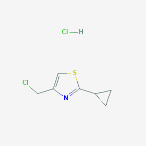 4-(Chloromethyl)-2-cyclopropylthiazole hydrochloride