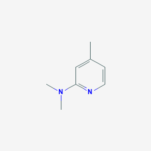 molecular formula C8H12N2 B1358334 N,N,4-Trimethylpyridin-2-amine CAS No. 20173-72-2