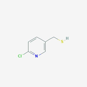 molecular formula C6H6ClNS B13583377 (6-Chloropyridin-3-yl)methanethiol 