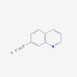 molecular formula C11H7N B1358350 7-Ethynylquinoline CAS No. 103987-80-0