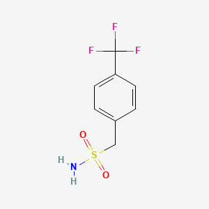 molecular formula C8H8F3NO2S B1358359 1-[4-(Trifluoromethyl)phenyl]methanesulfonamide CAS No. 500108-07-6