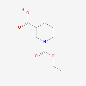 molecular formula C9H15NO4 B1358363 1-(Ethoxycarbonyl)piperidine-3-carboxylic acid CAS No. 944280-75-5