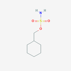 molecular formula C7H15NO3S B13583721 Cyclohexylmethyl sulfamate 
