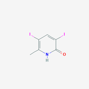 3,5-Diiodo-6-methylpyridin-2-OL