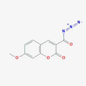 molecular formula C11H7N3O4 B1358385 7-Methoxycoumarin-3-carbonyl azide CAS No. 97632-67-2