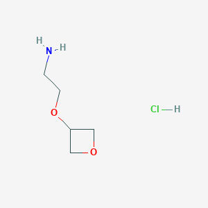molecular formula C5H12ClNO2 B13583851 2-(Oxetan-3-yloxy)ethan-1-aminehydrochloride 