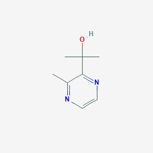 molecular formula C8H12N2O B13583899 2-(3-Methyl-2-pyrazinyl)-2-propanol CAS No. 41110-31-0