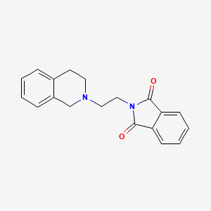 molecular formula C19H18N2O2 B13583924 2-[2-(1,2,3,4-tetrahydroisoquinolin-2-yl)ethyl]-2,3-dihydro-1H-isoindole-1,3-dione 