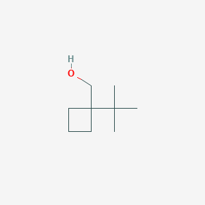 molecular formula C9H18O B13583963 (1-Tert-butylcyclobutyl)methanol 