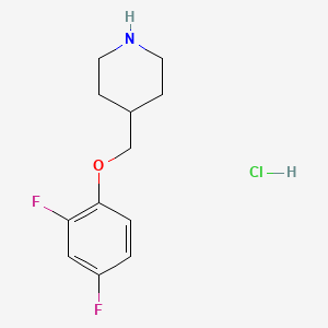 4-[(2,4-Difluorophenoxy)methyl]piperidine hydrochloride
