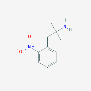 molecular formula C10H14N2O2 B13583982 2-Methyl-1-(2-nitrophenyl)propan-2-amine 