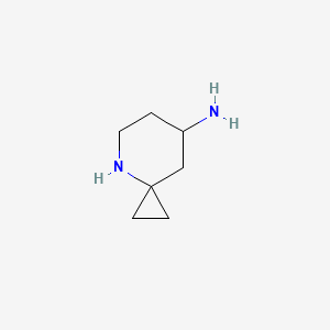 molecular formula C7H14N2 B13584000 4-Azaspiro[2.5]octan-7-amine 