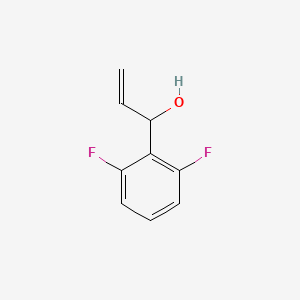 molecular formula C9H8F2O B13584233 alpha-Ethenyl-2,6-difluorobenZenemethanol 