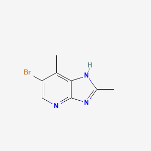 6-bromo-2,7-dimethyl-3H-imidazo[4,5-b]pyridine