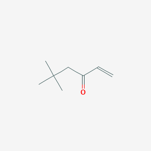 molecular formula C8H14O B13584345 5,5-Dimethylhex-1-en-3-one 