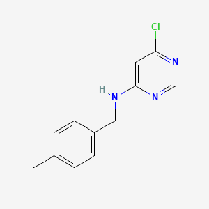 6-chloro-N-[(4-methylphenyl)methyl]pyrimidin-4-amine