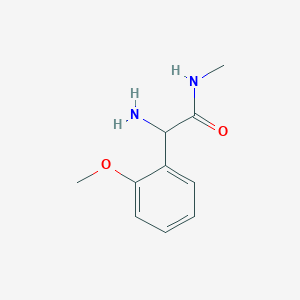 molecular formula C10H14N2O2 B13584414 2-amino-2-(2-methoxyphenyl)-N-methylacetamide 