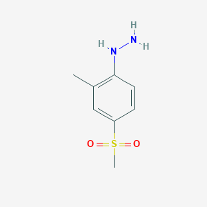 (2-Methyl-4-(methylsulfonyl)phenyl)hydrazine