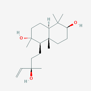 molecular formula C20H36O3 B135845 3-Hydroxysclareol CAS No. 132796-57-7