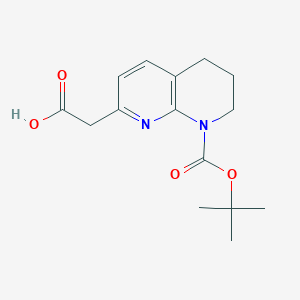 8-N-Boc-5,6,7,8-Tetrahydro-1,8-naphthyridin-2-acetic acid