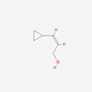 molecular formula C6H10O B13584504 (2Z)-3-cyclopropylprop-2-en-1-ol 