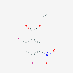 molecular formula C9H7F2NO4 B1358458 Ethyl 2,4-Difluoro-5-nitrobenzoate CAS No. 179011-37-1