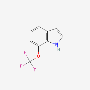 molecular formula C9H6F3NO B1358460 7-(trifluoromethoxy)-1H-indole CAS No. 396075-91-5