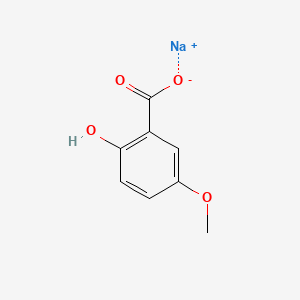 molecular formula C8H7NaO4 B1358462 Sodium 5-methoxysalicylate CAS No. 25832-71-7