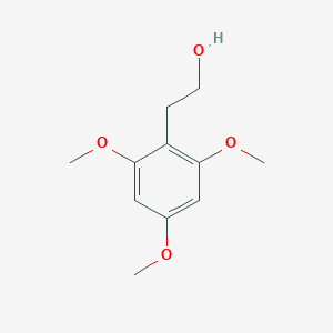 molecular formula C11H16O4 B13584624 2-(2,4,6-Trimethoxyphenyl)ethan-1-ol 