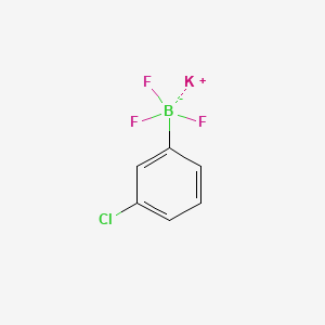 molecular formula C6H4BClF3K B1358466 Potassium (3-chlorophenyl)trifluoroborate CAS No. 411206-75-2