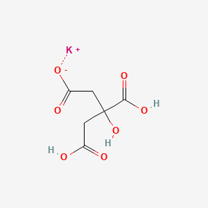 molecular formula C6H7KO7 B1358468 Potassium 3-carboxy-2-(carboxymethyl)-2-hydroxypropanoate CAS No. 866-83-1