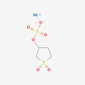 Sodium 1,1-dioxidotetrahydro-3-thienyl sulfate