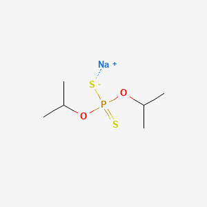 molecular formula C6H14NaO2PS2 B1358477 Sodium O,O-diisopropyl dithiophosphate CAS No. 27205-99-8