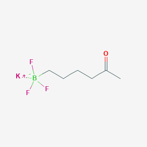 molecular formula C6H11BF3KO B1358478 Potassium 5-oxohexyltrifluoroborate CAS No. 329976-78-5