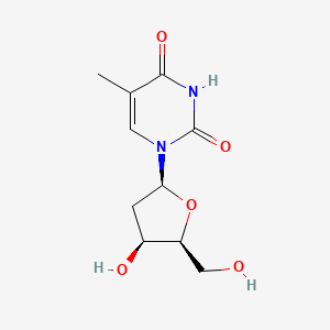 molecular formula C10H14N2O5 B13584811 1-[4-Hydroxy-5-(hydroxymethyl)oxolan-2-yl]-5-methyl-1,3-dihydropyrimidine-2,4-dione 