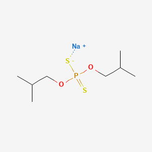 molecular formula C8H19NaO2PS2 B1358482 CID 129894350 CAS No. 53378-51-1