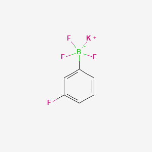 molecular formula C6H4BF4K B1358489 Potassium 3-fluorophenyltrifluoroborate CAS No. 267006-24-6