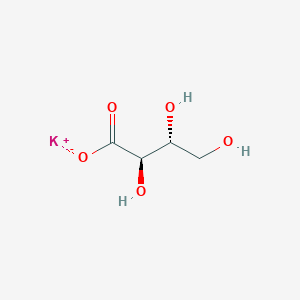 molecular formula C4H7KO5 B1358490 Erythronic acid potassium CAS No. 88759-55-1