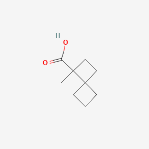 molecular formula C9H14O2 B13584977 1-Methylspiro[3.3]heptane-1-carboxylicacid 