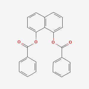 Naphthalene-1,8-diyl dibenzoate