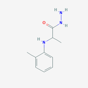 2-[(2-Methylphenyl)amino]propanohydrazide