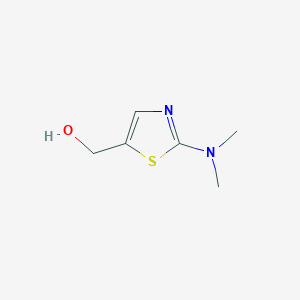 molecular formula C6H10N2OS B13585044 (2-(Dimethylamino)thiazol-5-yl)methanol 
