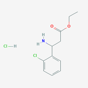 Ethyl 3-amino-3-(2-chlorophenyl)propanoate hydrochloride