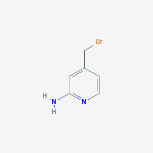 molecular formula C6H7BrN2 B13585254 4-(Bromomethyl)pyridin-2-amine 