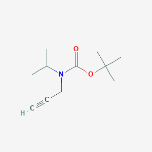 molecular formula C11H19NO2 B13585316 Tert-butyl isopropyl(prop-2-yn-1-yl)carbamate 