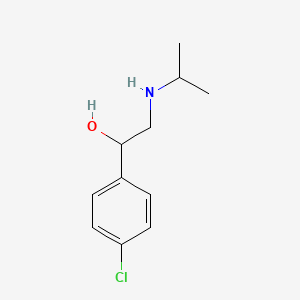 molecular formula C11H16ClNO B1358532 1-(4-Chlorophenyl)-2-(isopropylamino)ethanol CAS No. 23299-13-0