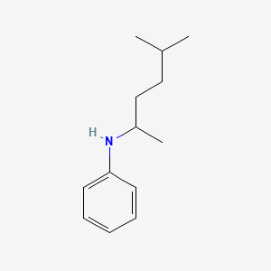 molecular formula C13H21N B13585374 Benzenamine, N-(1,4-dimethylpentyl)- CAS No. 71832-34-3